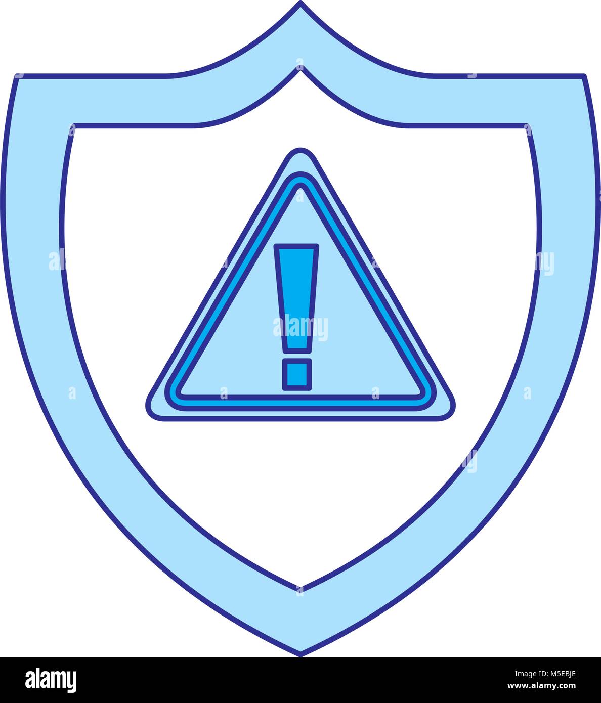 shield protection warning alert error data Stock Vector Image & Art - Alamy