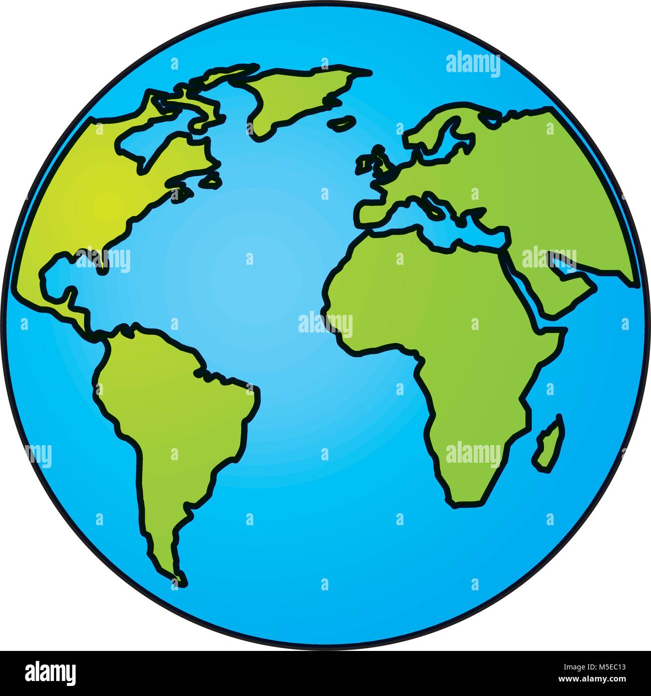 globe world earth planet map icon Stock Vector Image & Art - Alamy