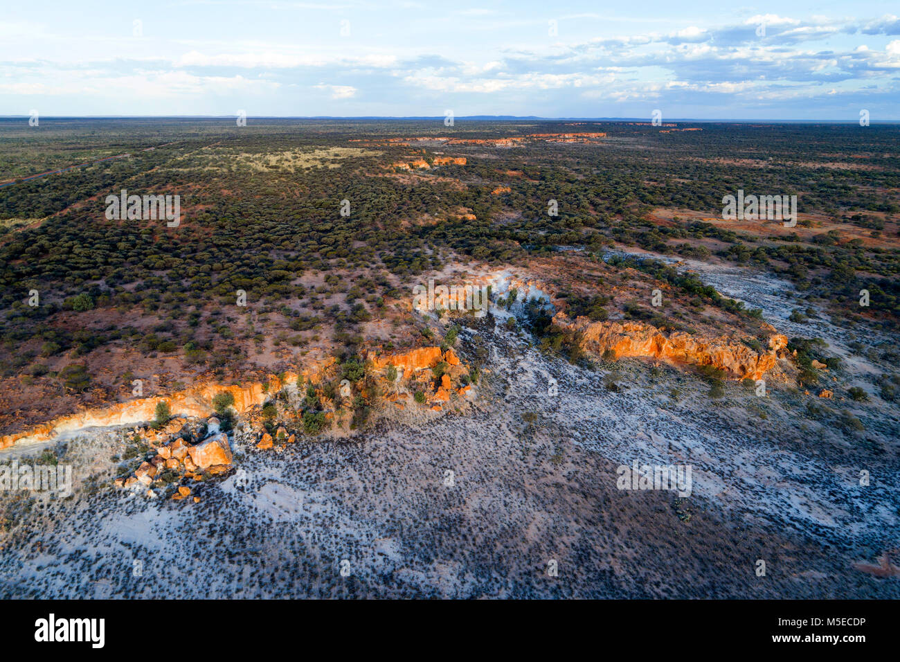 Breakaway landscape, Murchison, Western Australia Stock Photo
