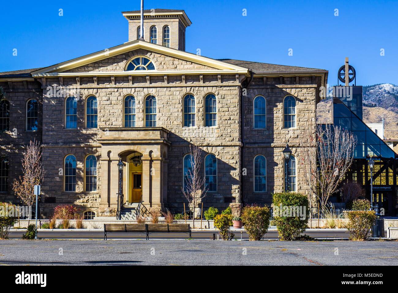 Vintage Historic Building In Carson City, Nevada Stock Photo Alamy