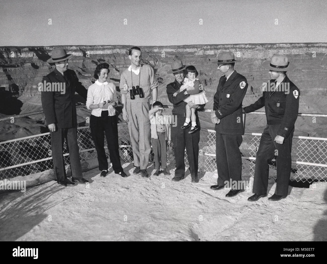 A Grand Canyon Maer Point THE MILLIONTH VISITOR FOR THE YEAR 1956