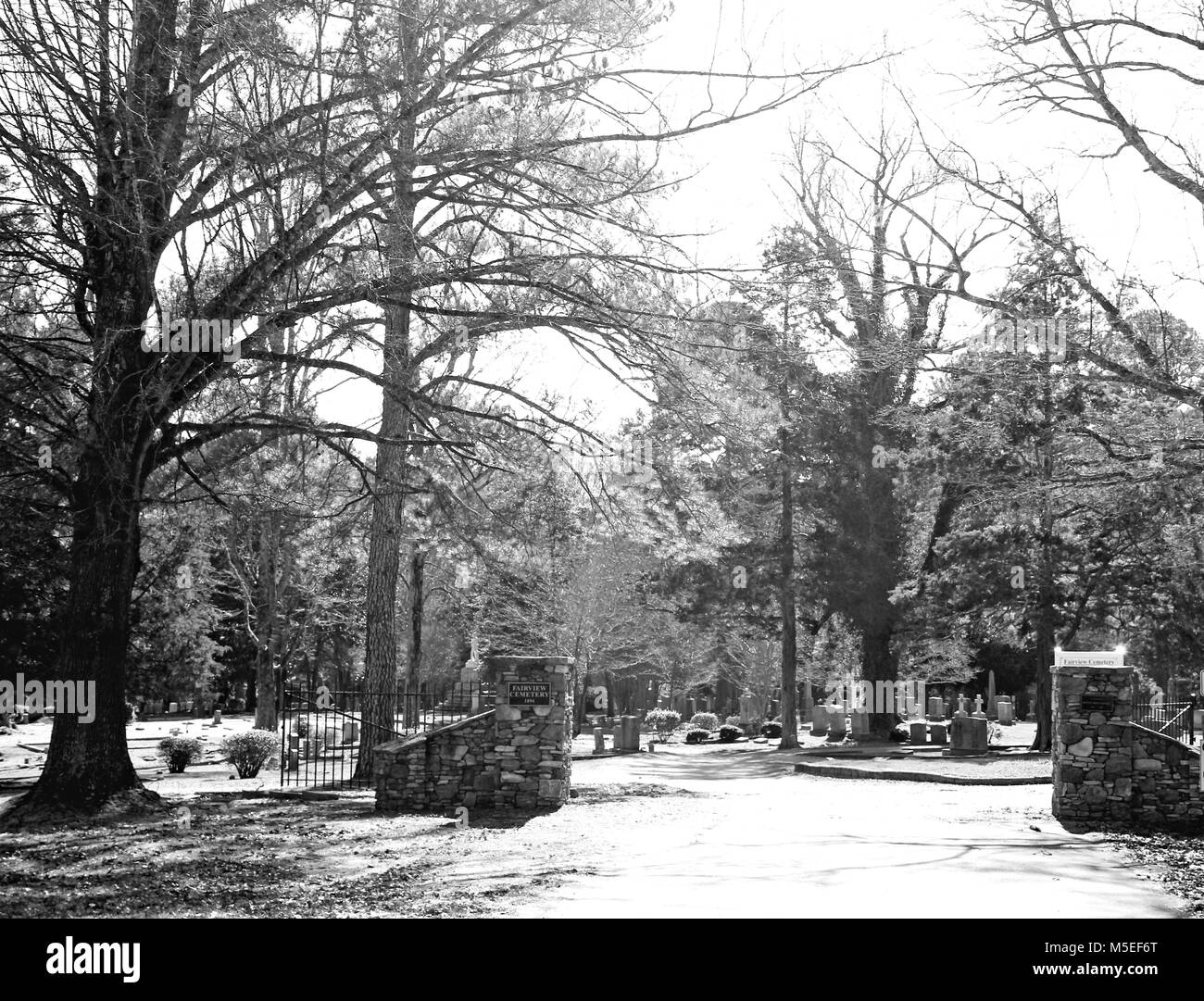 Old Cemetery in North Carolina Stock Photo - Alamy