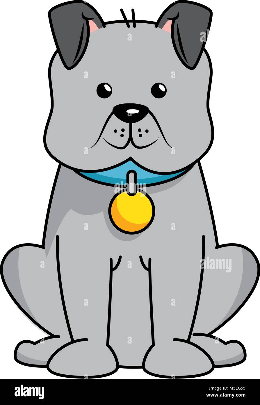 cute dog mascot character vector illustration design Stock Vector Image ...