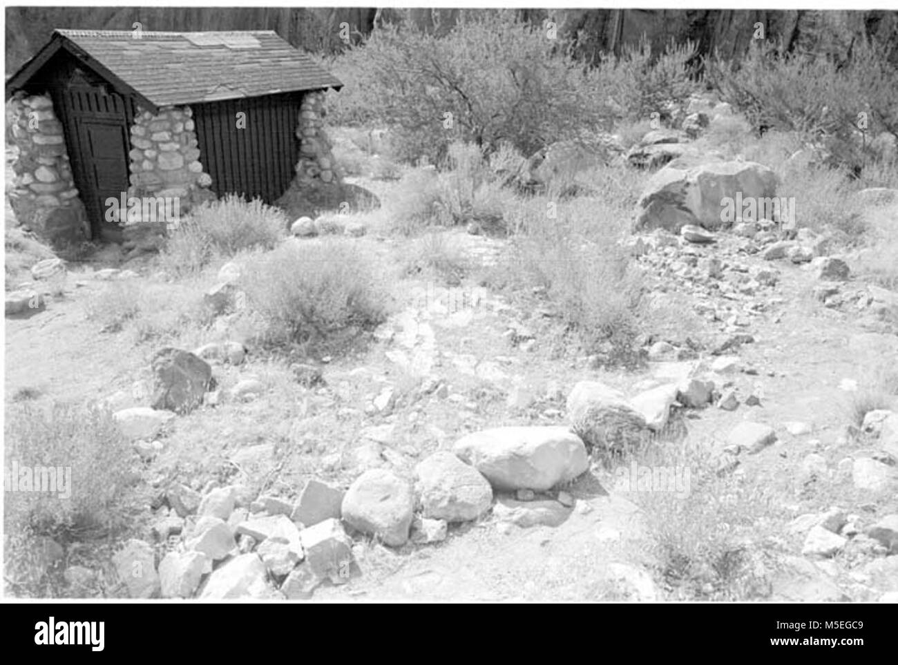 Grand Canyon Historic Phantom Ranch Usgs Lab Site Concrete Slab