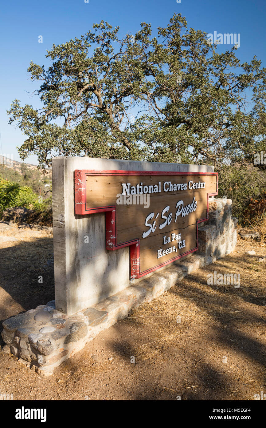 National Chavez Center, Keene, California Stock Photo