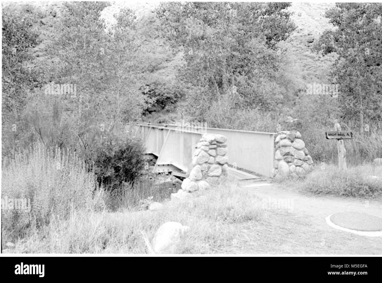 Grand Canyon Historic- Bright Angel Campground Bridge UPPER BRIGHT ...