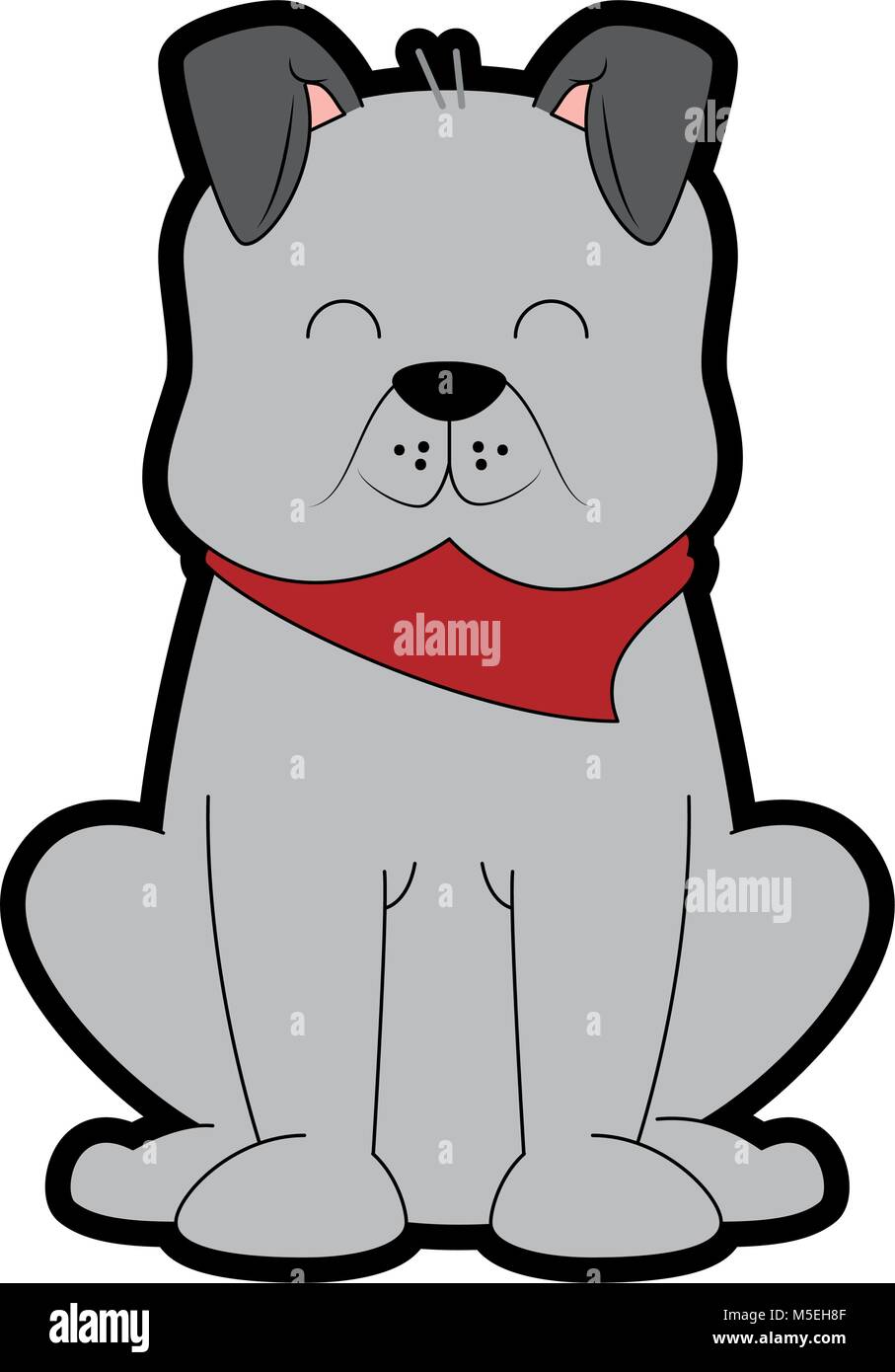 cute dog mascot character Stock Vector Image & Art - Alamy