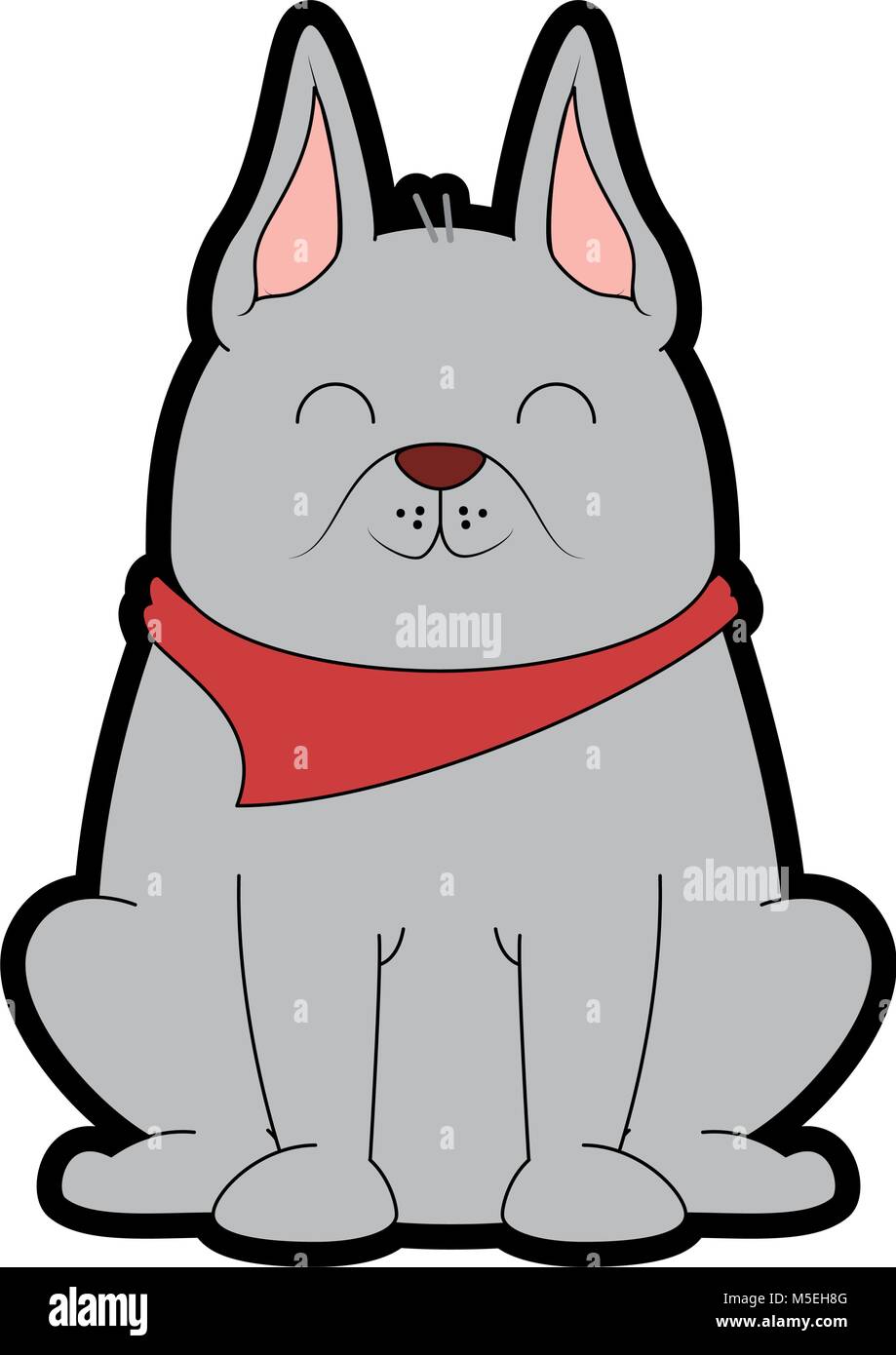 cute dog mascot character Stock Vector Image & Art - Alamy