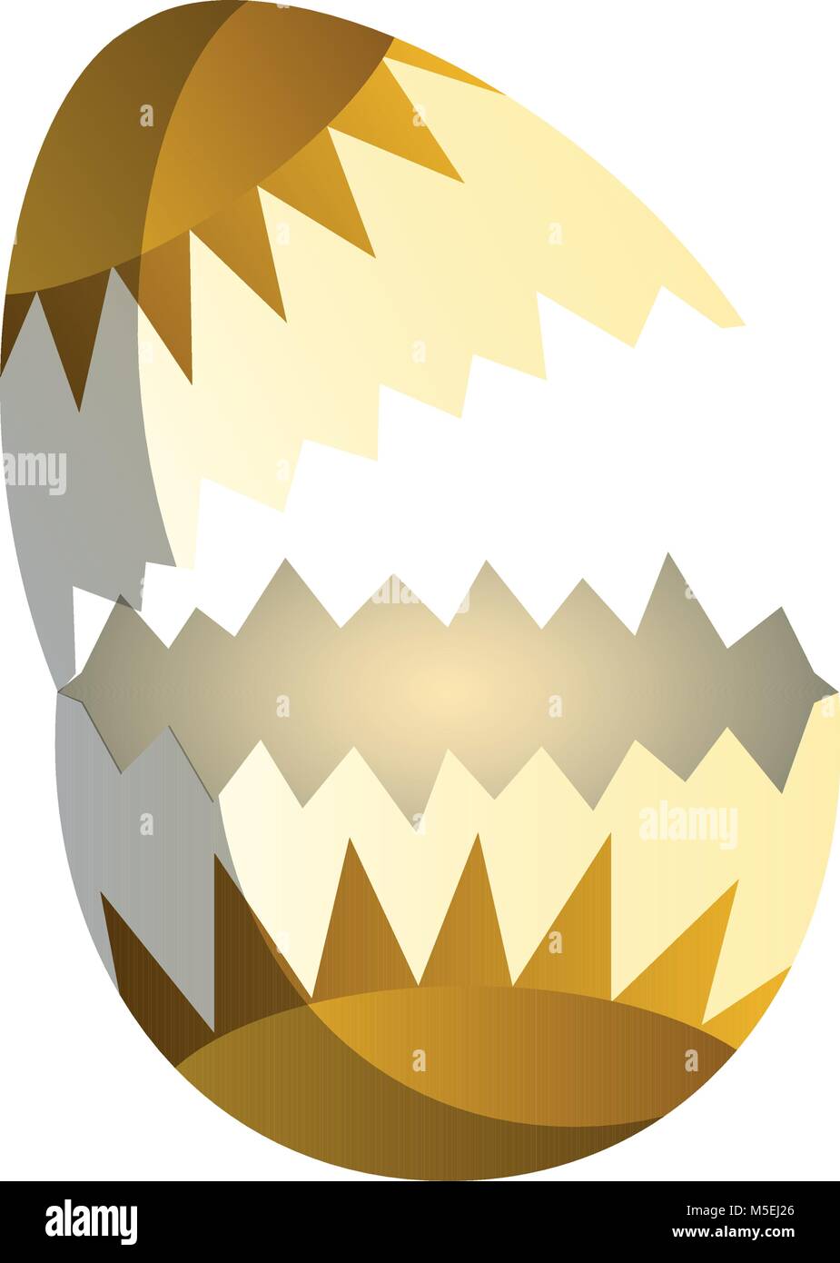 Broken easter egg Stock Vector Image & Art - Alamy