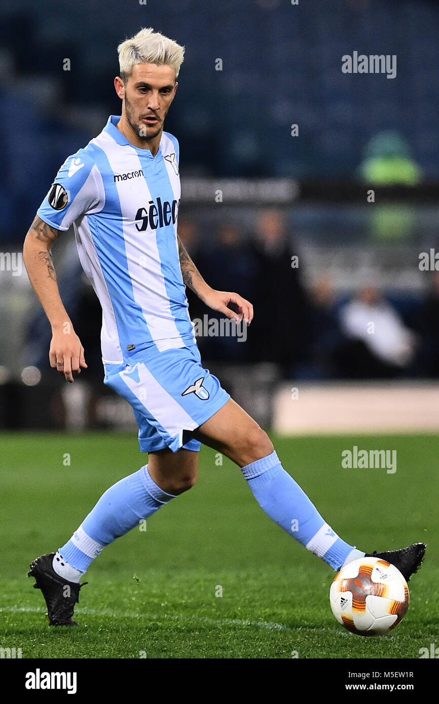 Steua Rasa Rome, Italy. 23rd Feb, 2018. Europa League 16of final round Lazio ...