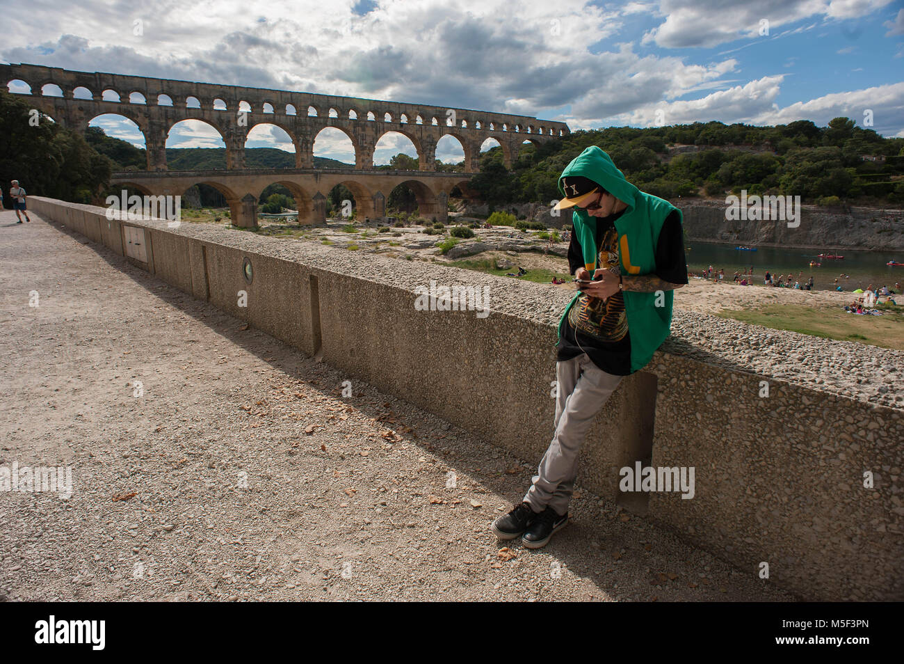 Pont du Gard, France. Stock Photo