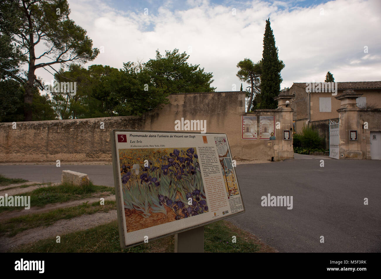 St. Remy de Provence, France. Maisons de Santè Saint Paul Hospital where Vincent Van Gogh was hospitalized. Stock Photo