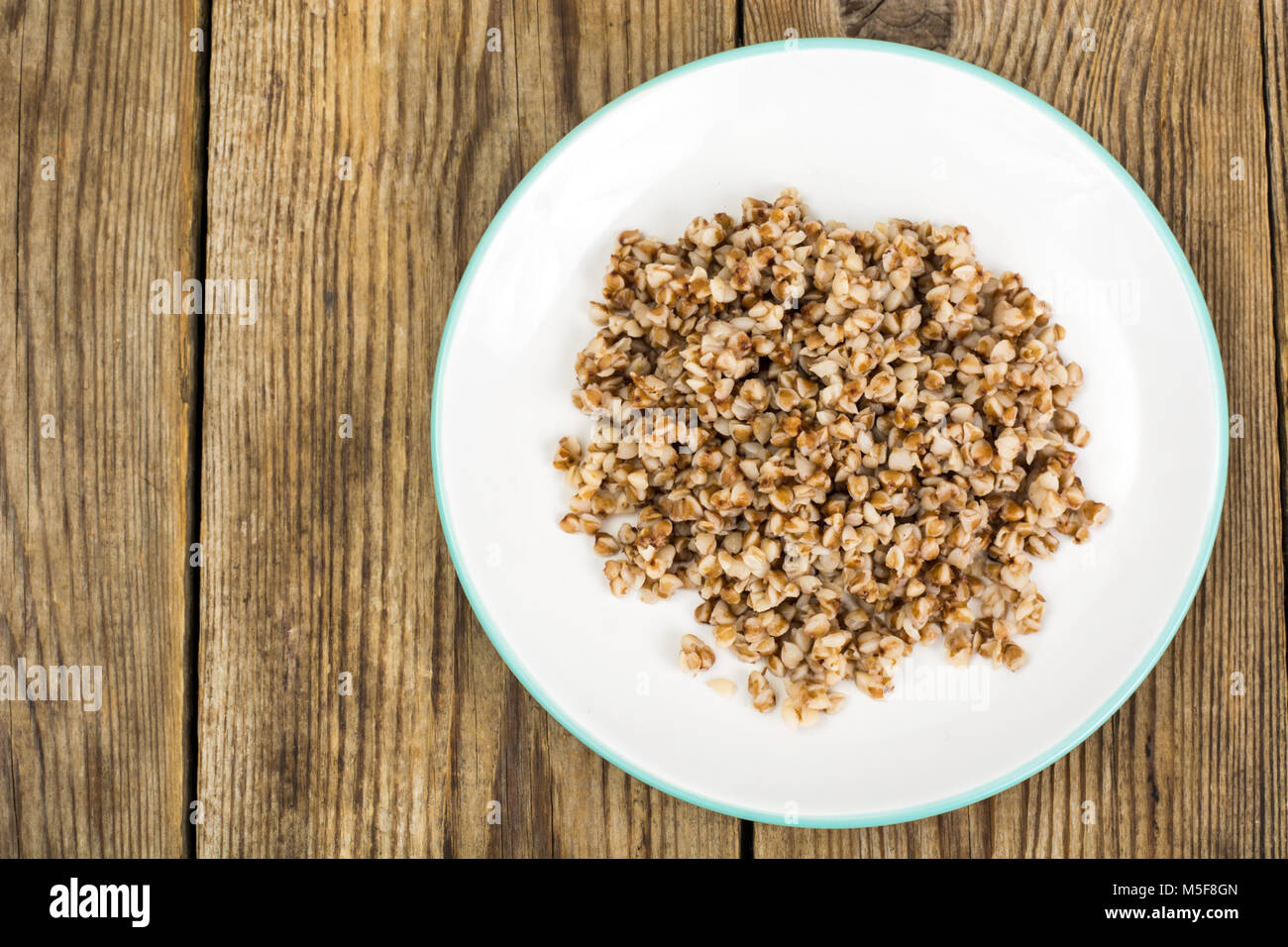 Buckwheat porridge, foods carbohydrates. Studio Photo Stock Photo Alamy