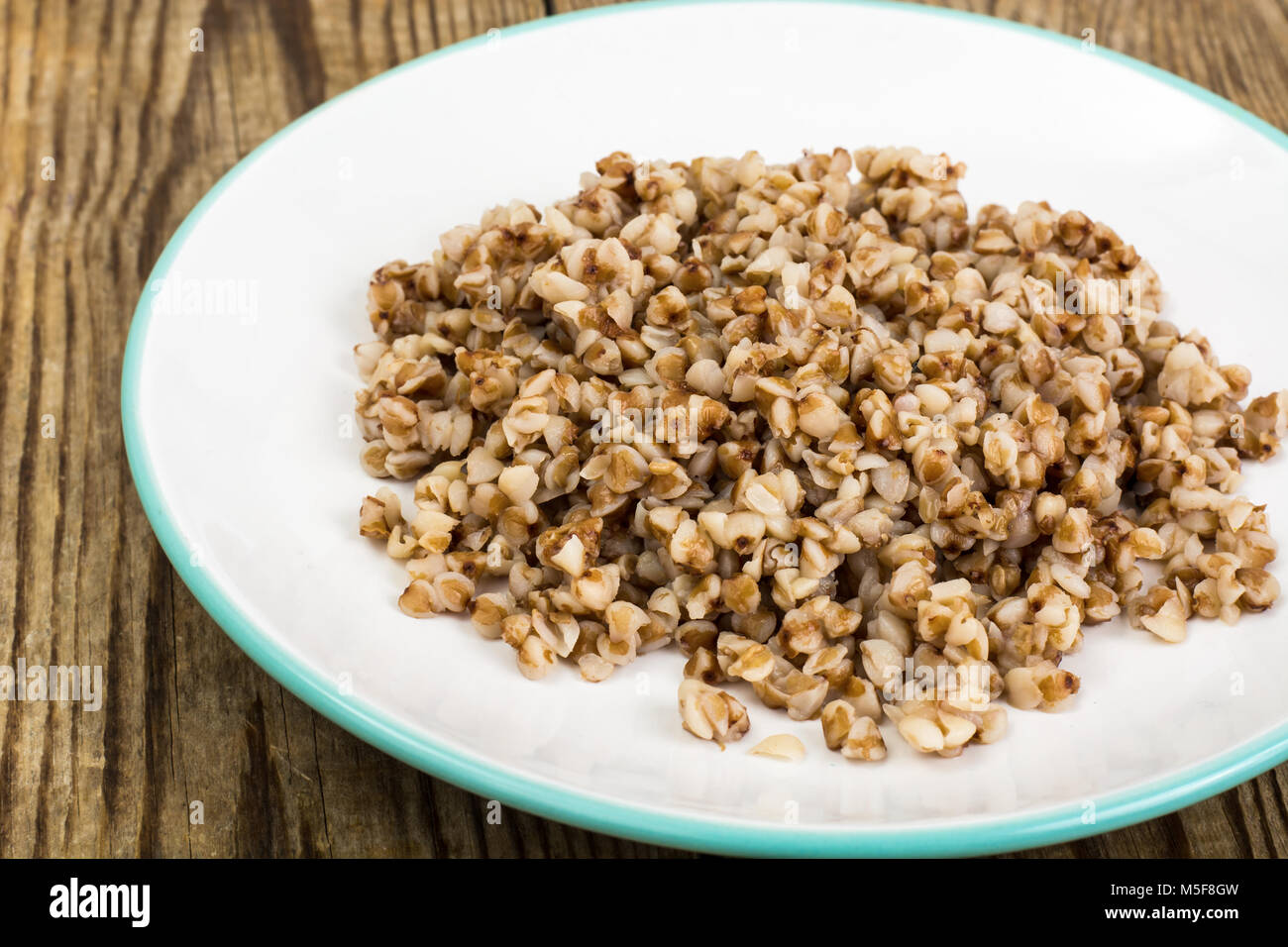 Buckwheat porridge, foods carbohydrates. Studio Photo Stock Photo Alamy