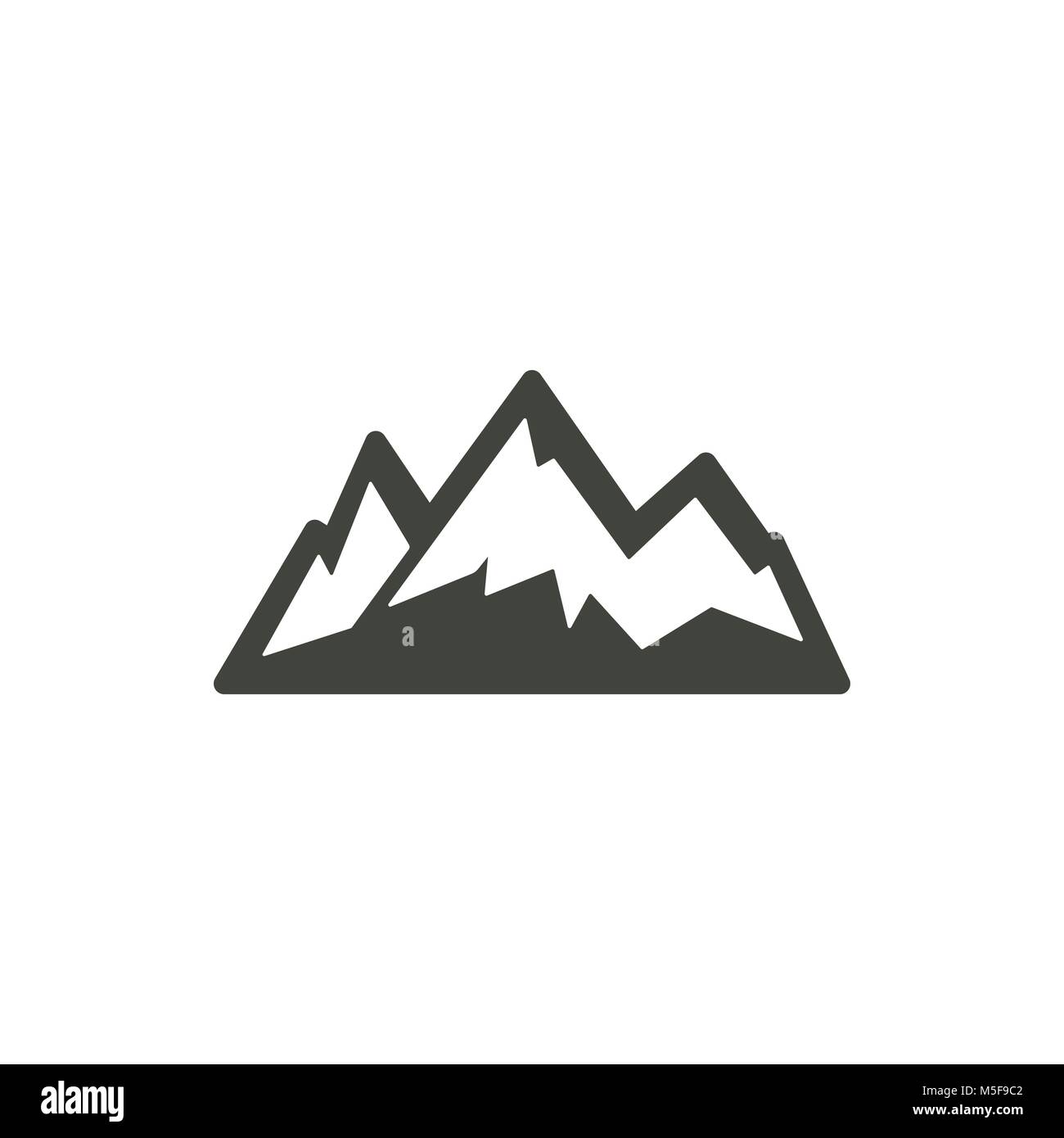 Mountain symbol Stock Vector Images - Alamy