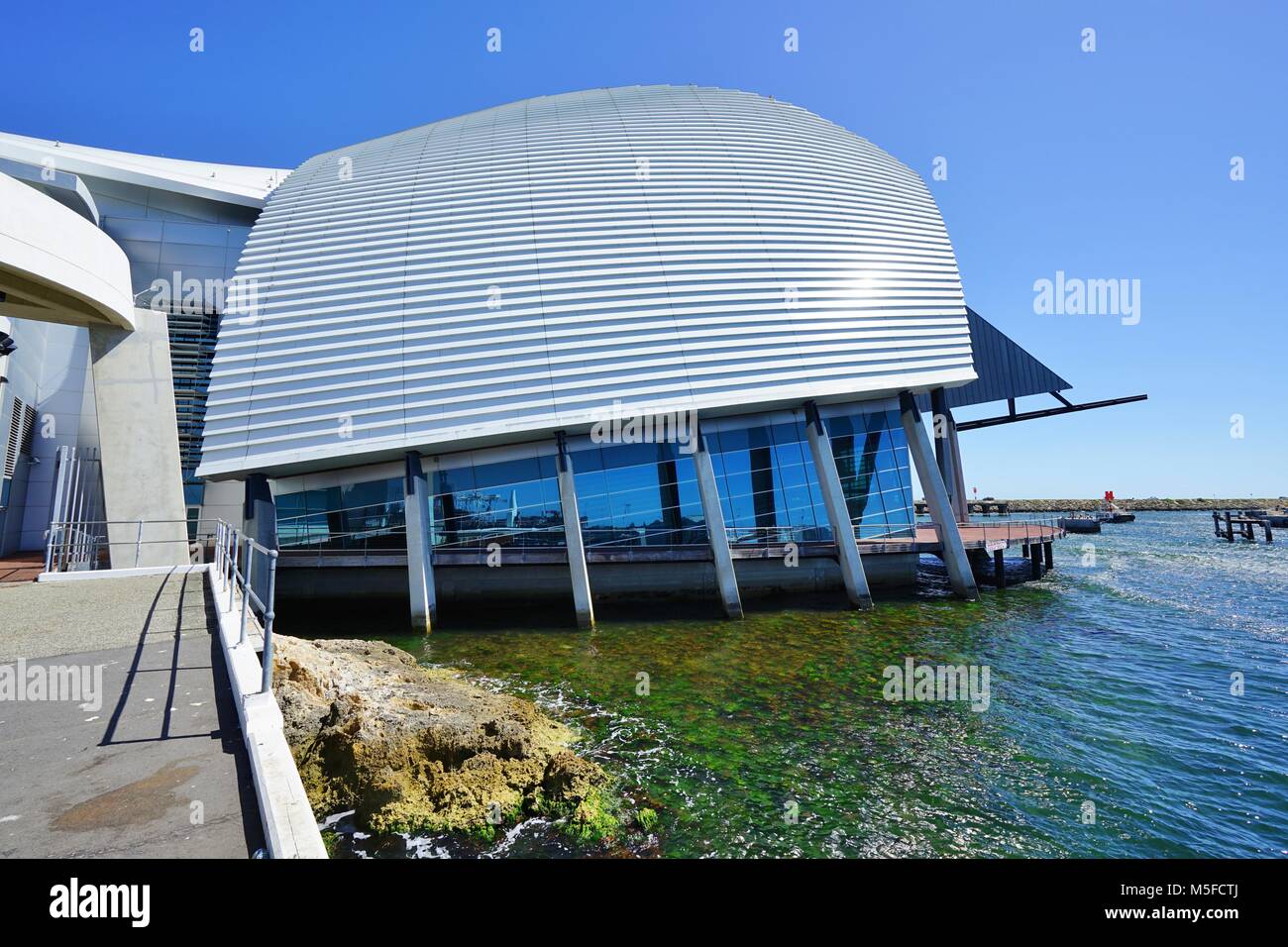 View of the Western Australian Maritime Museum located in the port of Fremantle near Perth, Western Australia Stock Photo