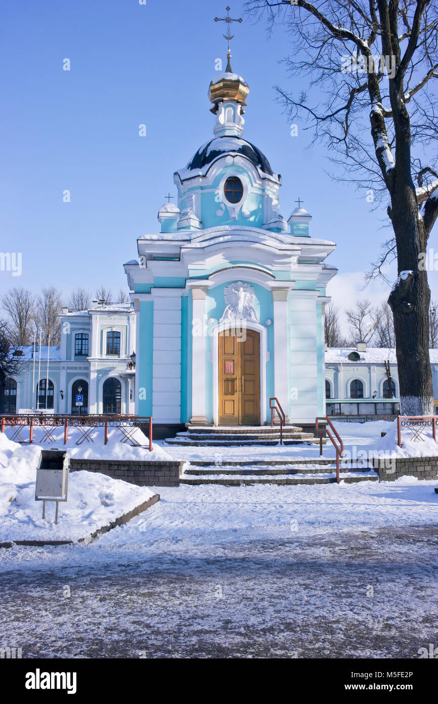 The Royal chapel in the Forecourt of the city of Pskov Stock Photo
