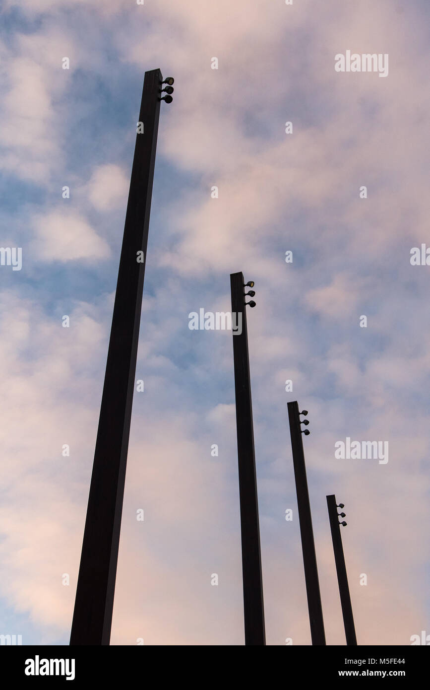 modern light poles