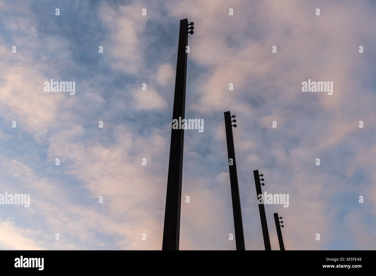 modern light poles