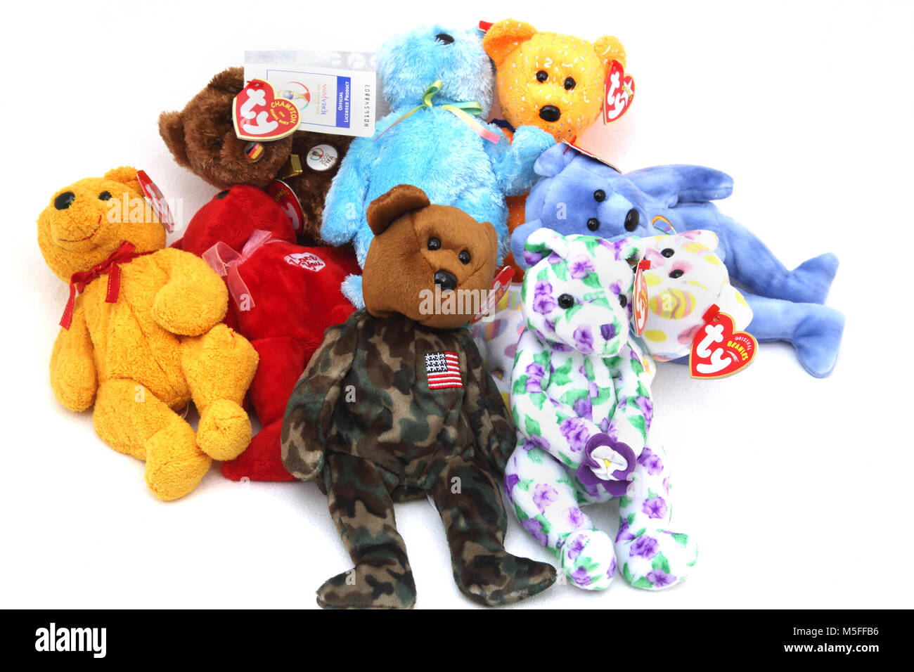 Beanie baby teddy hi-res stock photography and images - Alamy