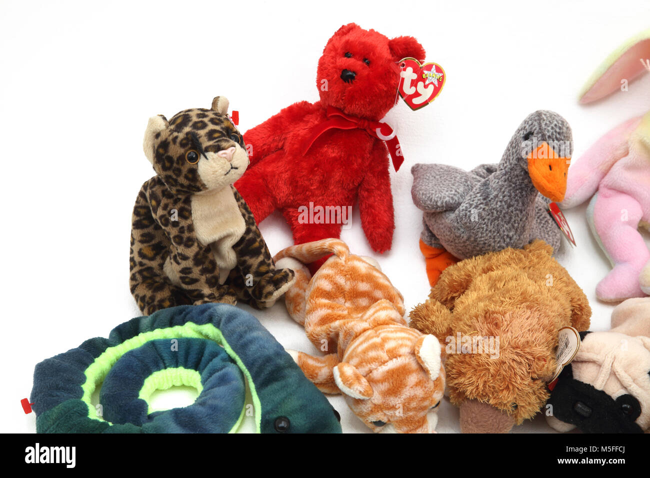 Collection of TY Beanie Babies Stock Photo - Alamy