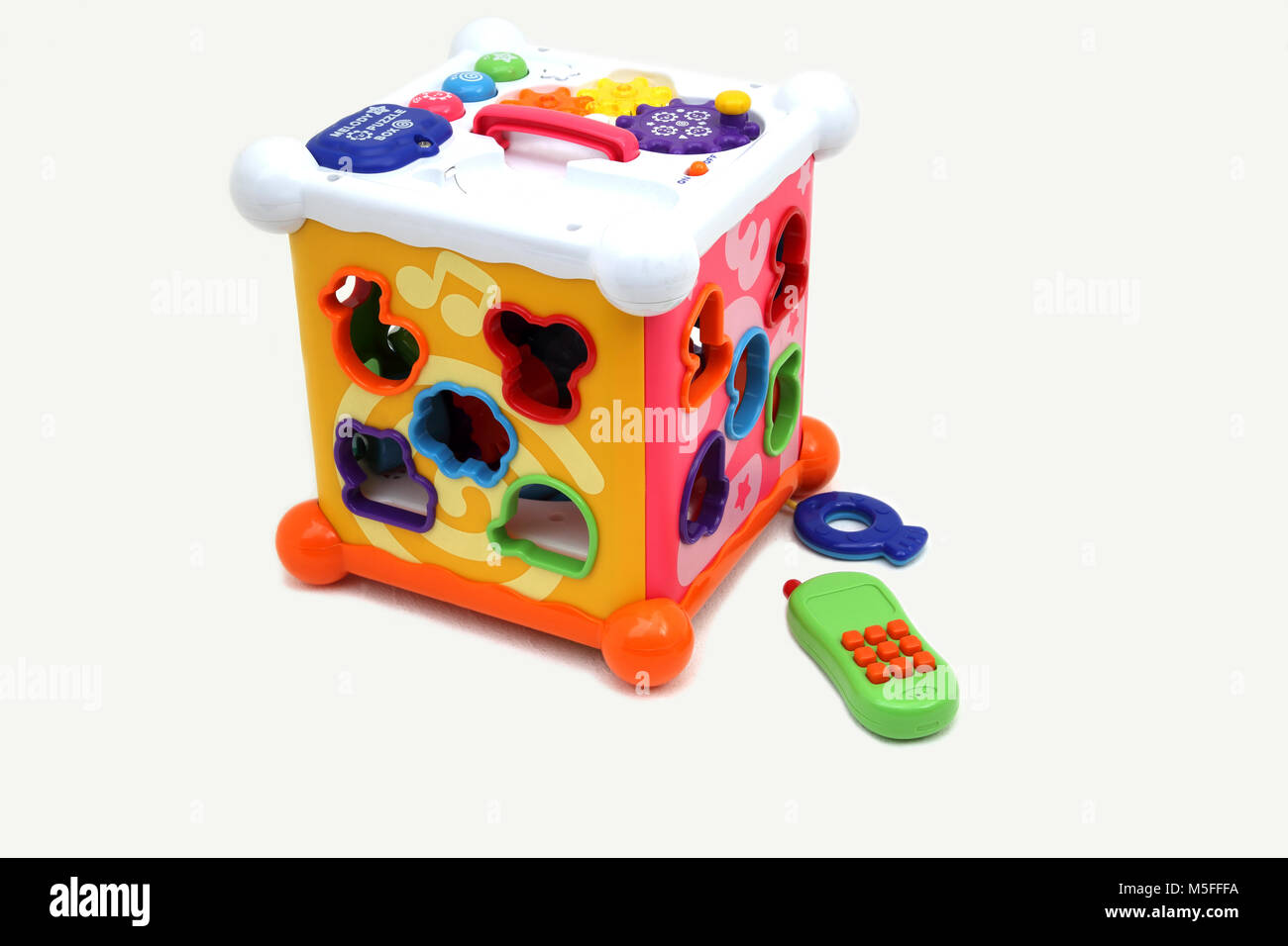 Melody Puzzle Box Educational Toy Stock Photo