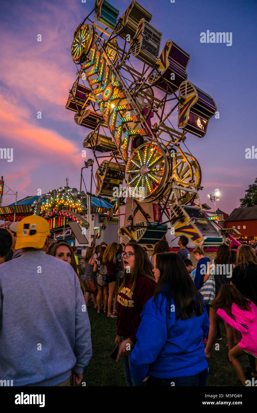Zipper Woodstock Fair Woodstock, Connecticut, USA Stock Photo Alamy