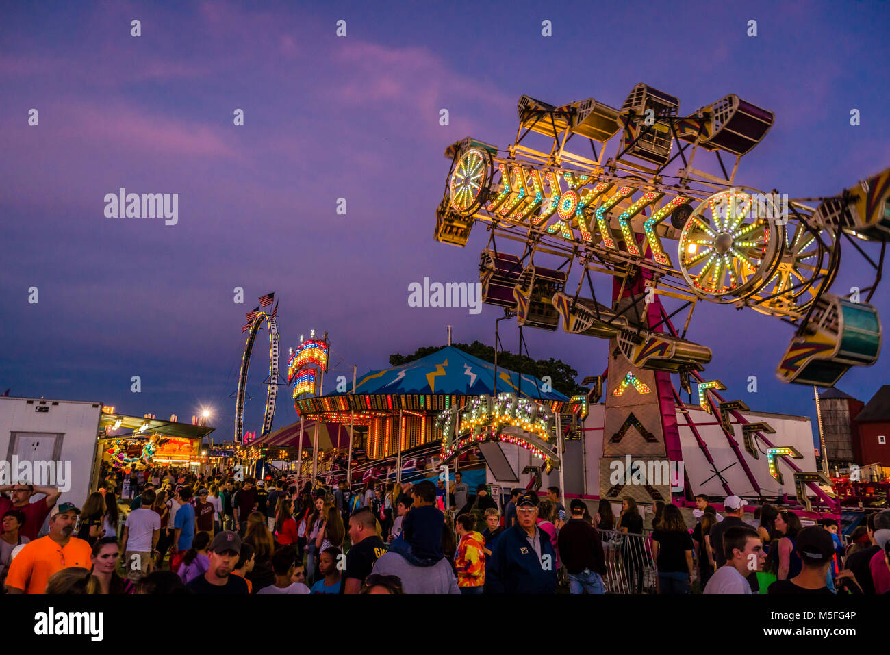 Zipper Woodstock Fair Woodstock, Connecticut, USA Stock Photo Alamy