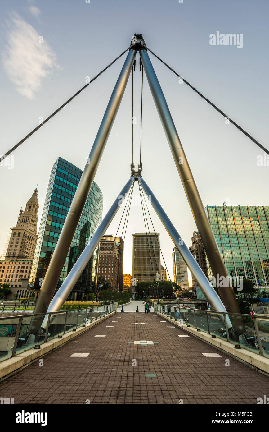 Phoenix Gateway Bridge Hartford, Connecticut, USA Stock Photo Alamy