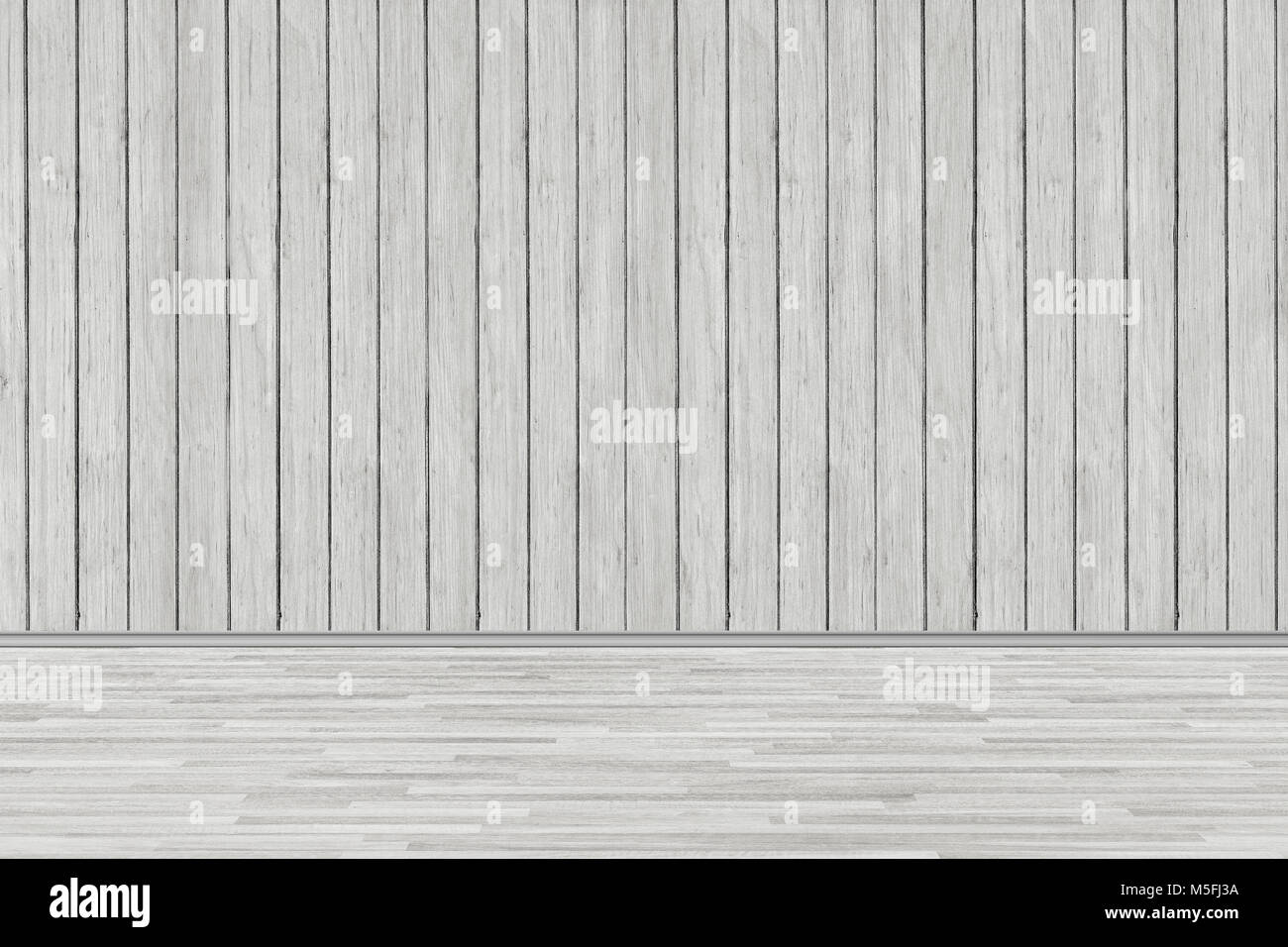 room perspective, wood room texture wall and wooden plank grou Stock Photo