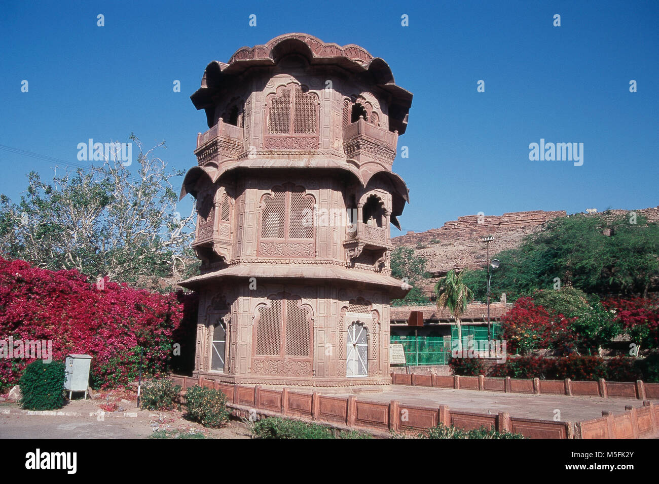 Ek Thamba Palace at Mandore, Jodhpur, Rajasthan, India Stock Photo