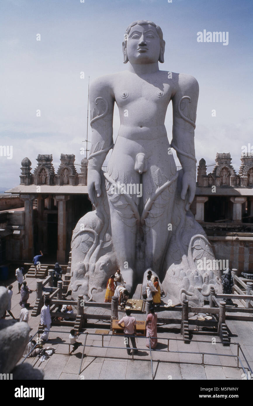 Gomateshwara, Bahubali Statue located in Shravanabelagola Hassan