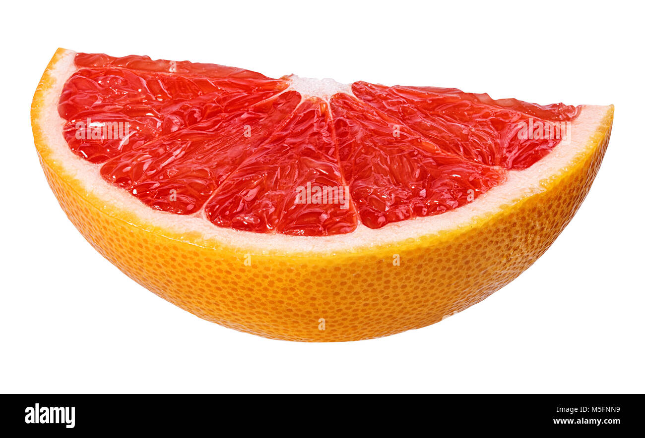 Grapefruit Isolated On White Background Stock Photo - Alamy