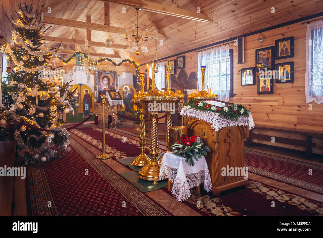 Interior Of Small Church In St Anthony And Theodosius Of