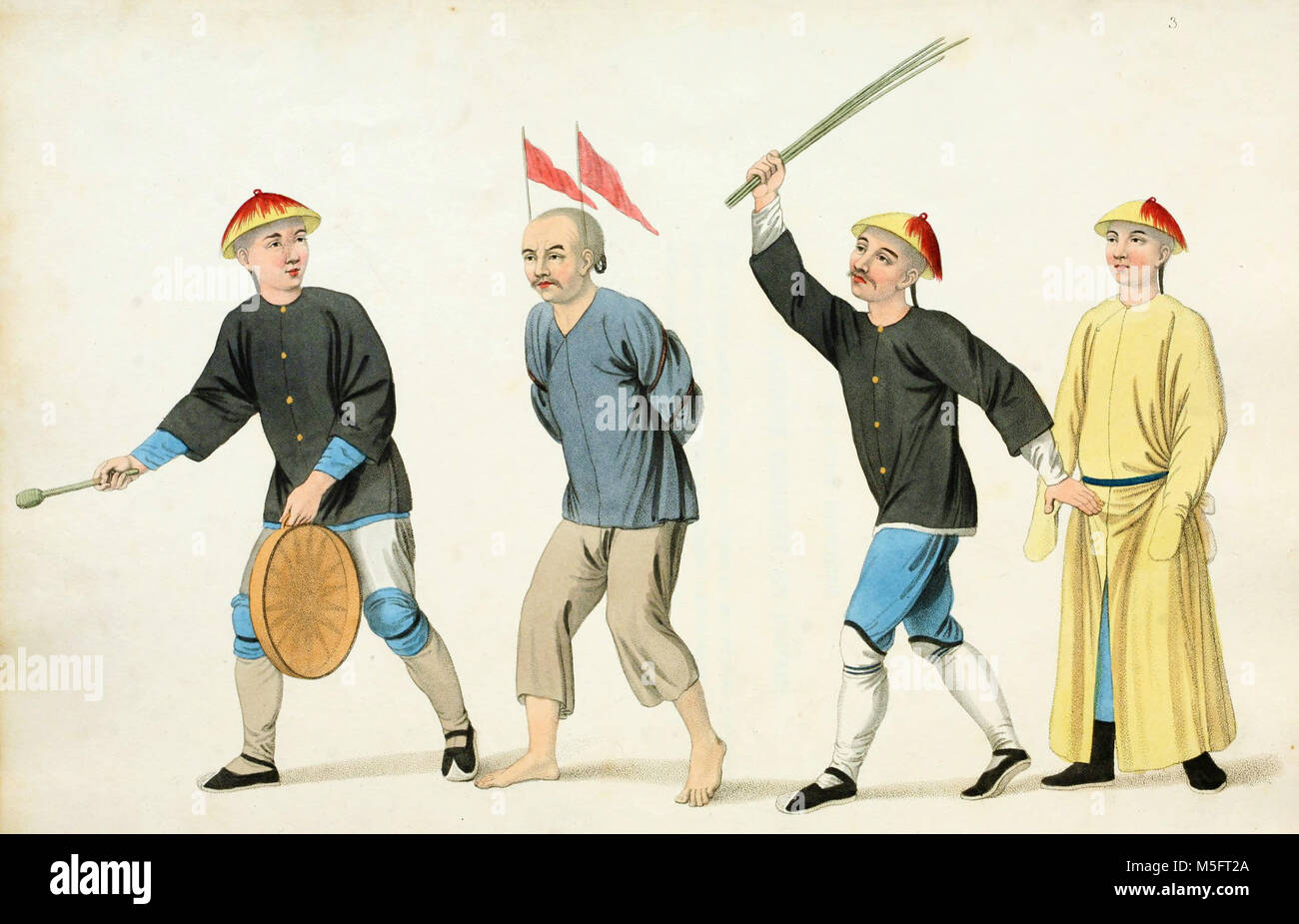  The Punishments of China british engraving Stock Photo Alamy