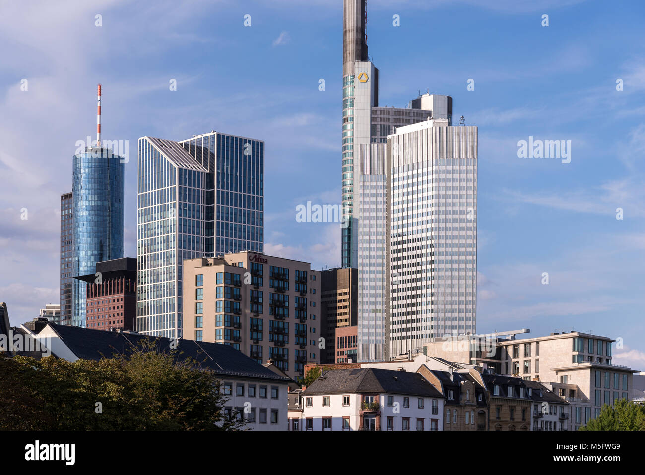 Skyline, Frankfurt, Hessen, Deutschland, Europa Stock Photo