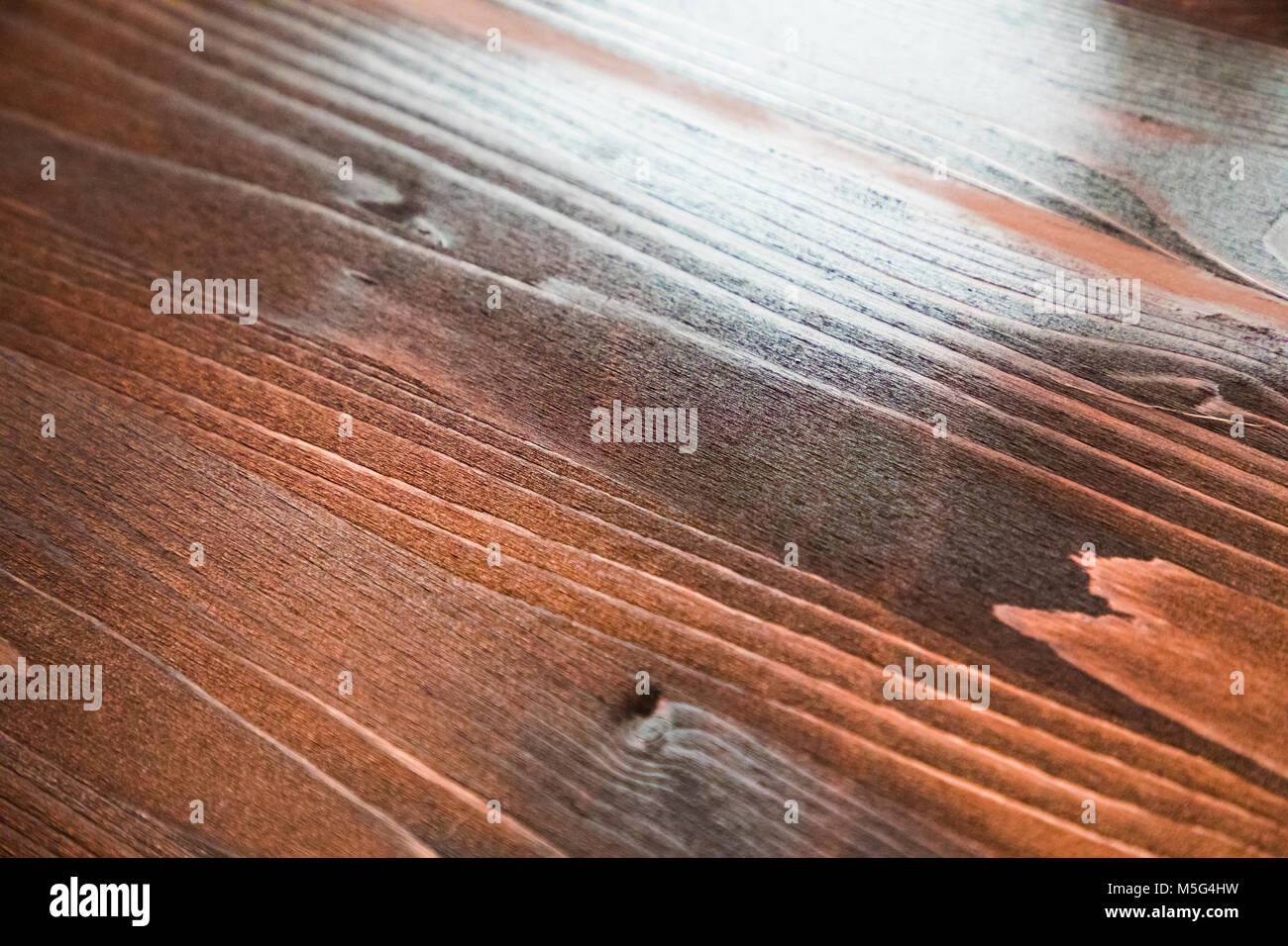 Wet wooden floor after painting Stock Photo Alamy