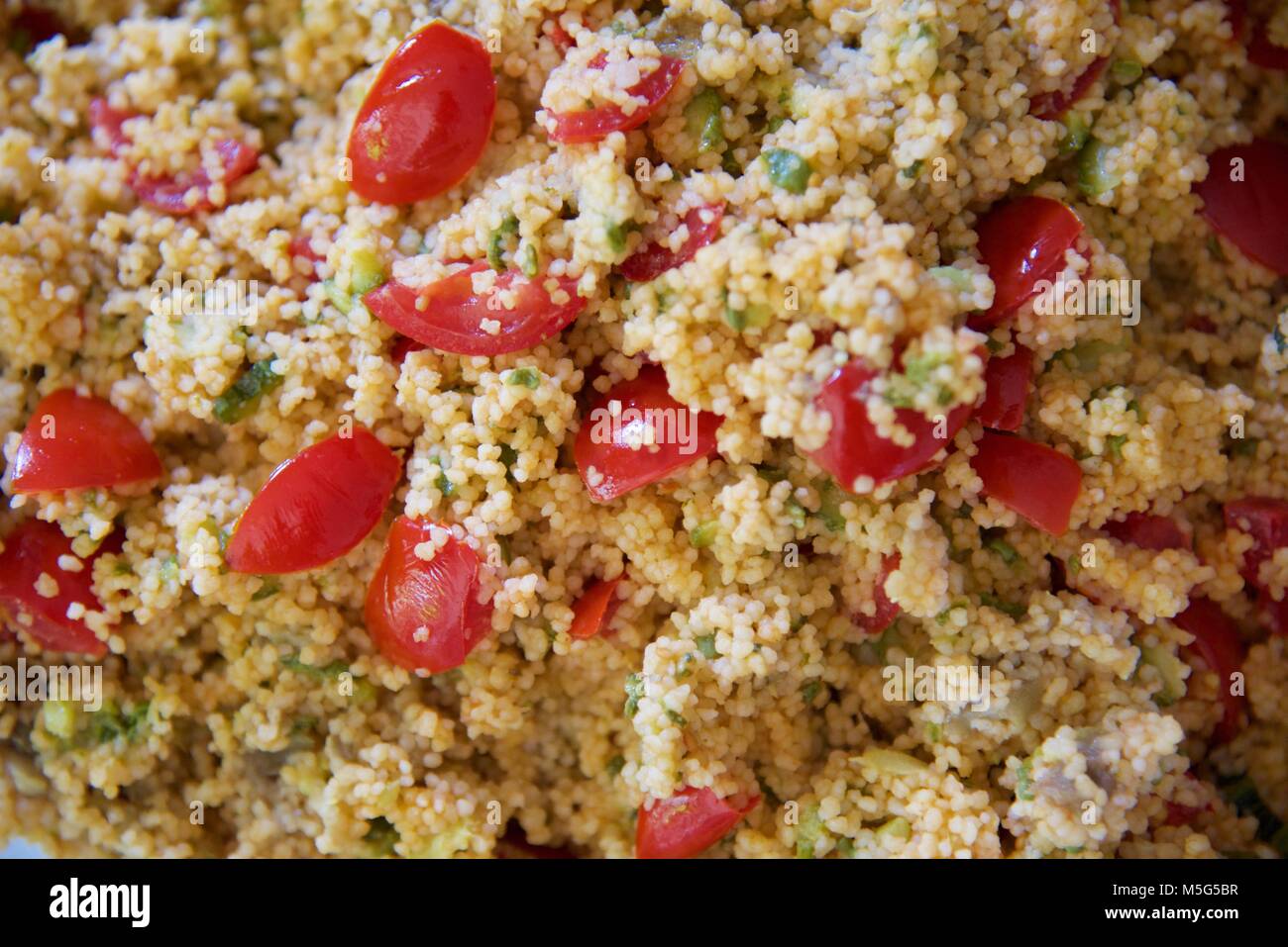 Cous cous plate Stock Photo