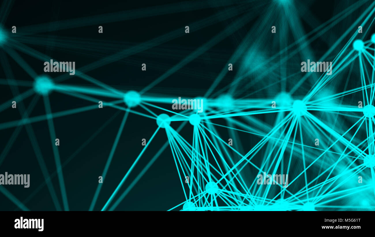 Abstract connection dots. Technology background. Network concept Stock ...