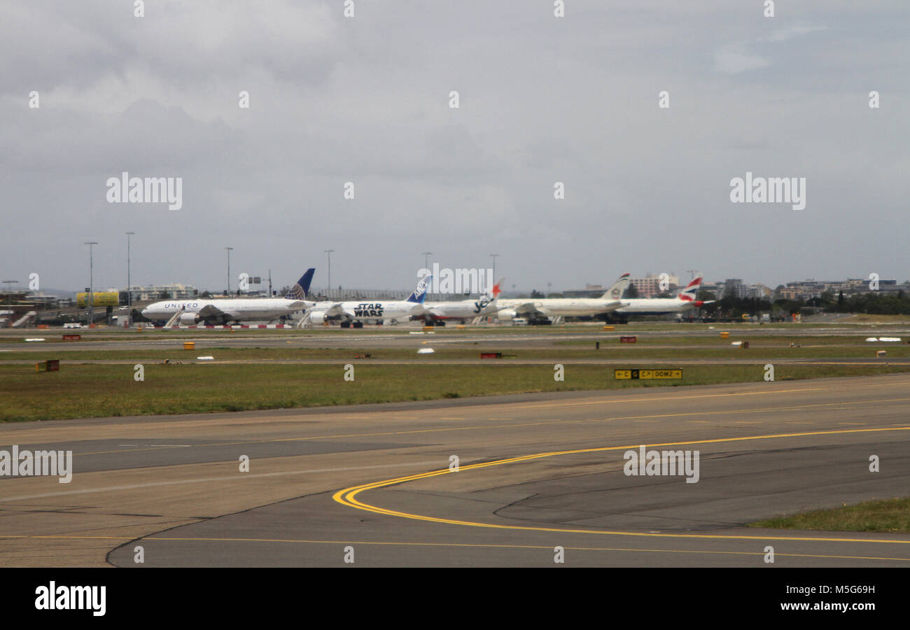 Sydney Airport, Sydney, Australia Stock Photo