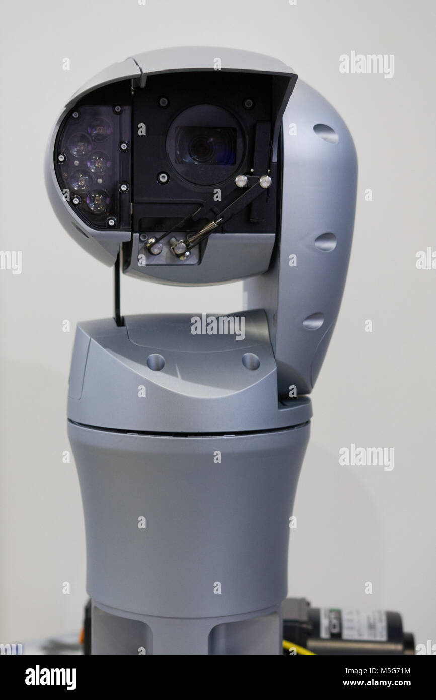 Video surveillance camera with robotic control Stock Photo Alamy