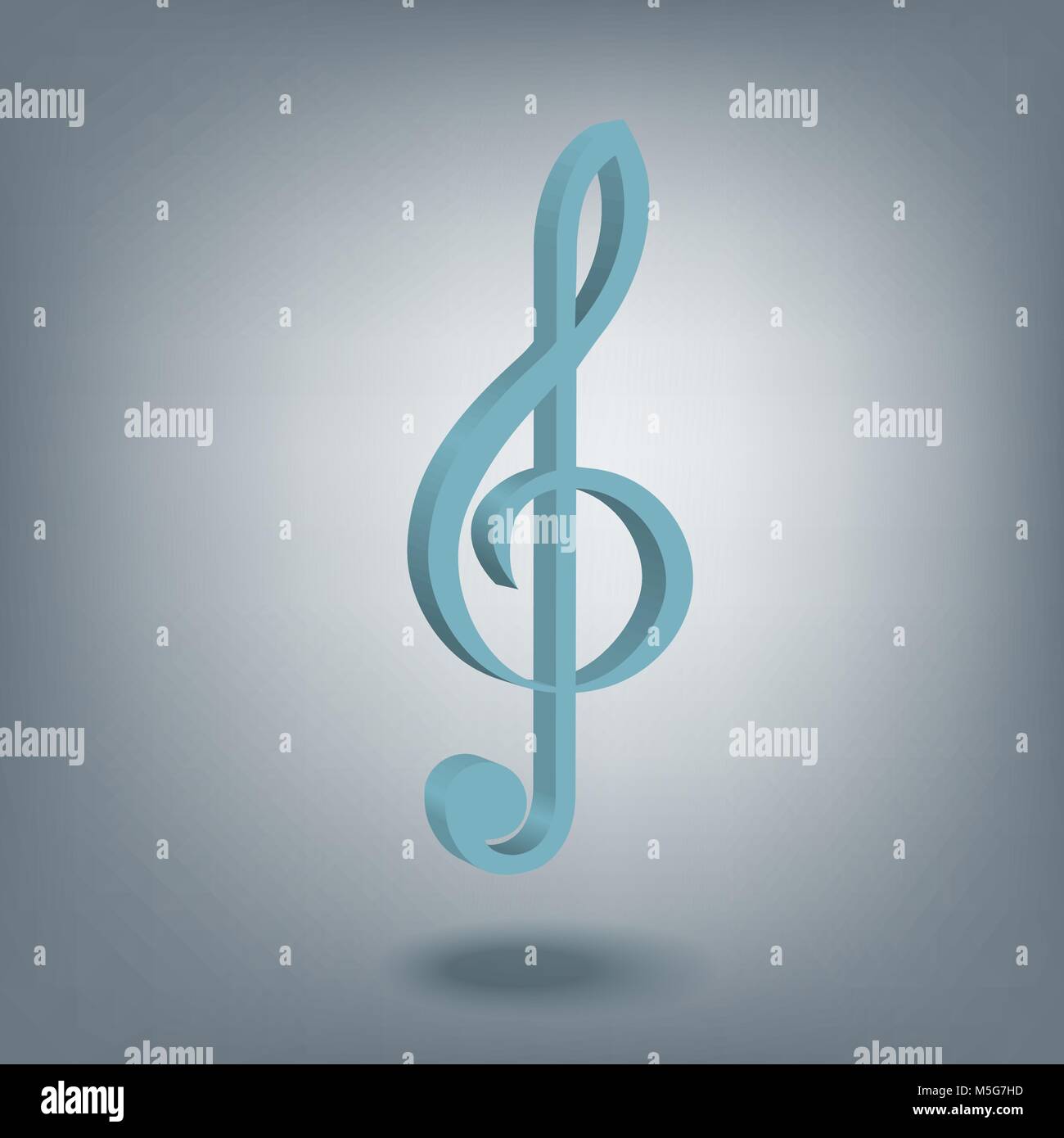 treble clef vector vectors