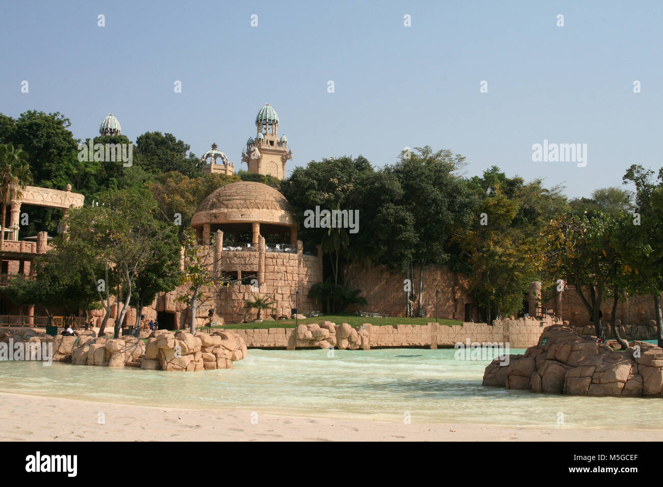 The Valley of Waves in the Sun City resort in South Africa. Stock Photo