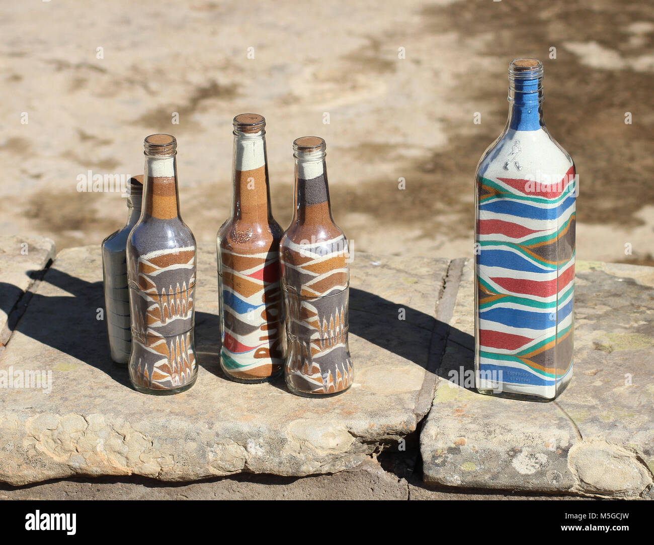 Souvenirs for sale, Drakensberg, South Africa Stock Photo