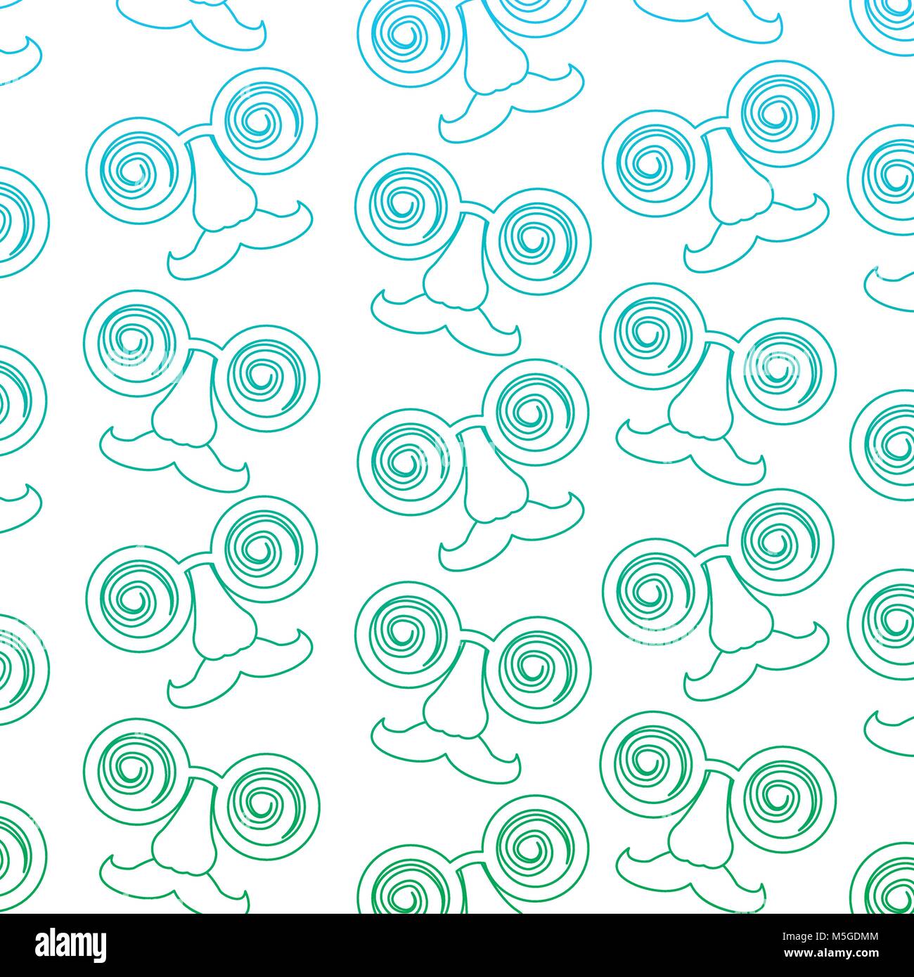 fake silly glasses mustache and nose wallpaper Stock Vector Image & Art