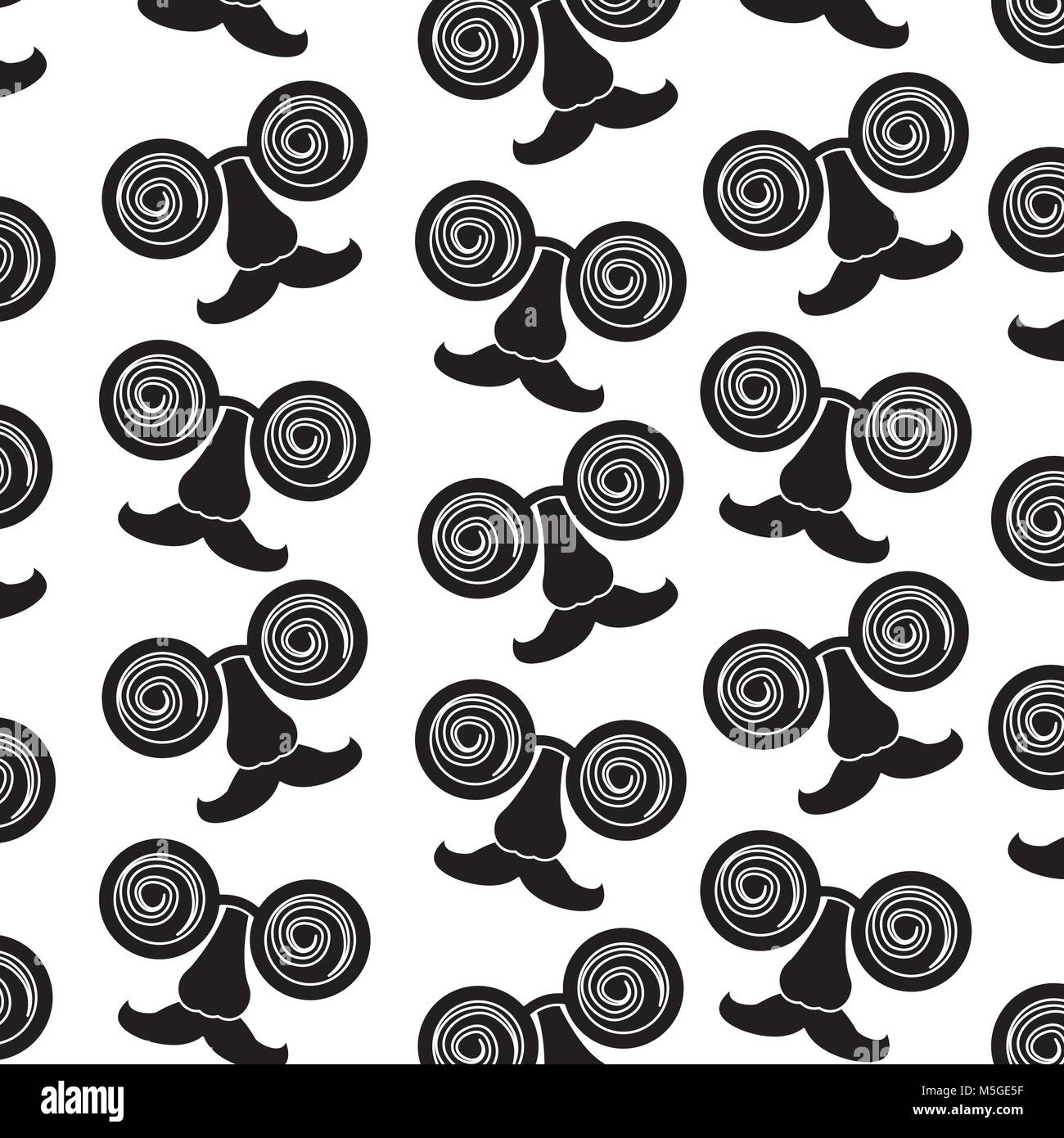 fake silly glasses mustache and nose wallpaper Stock Vector Image & Art