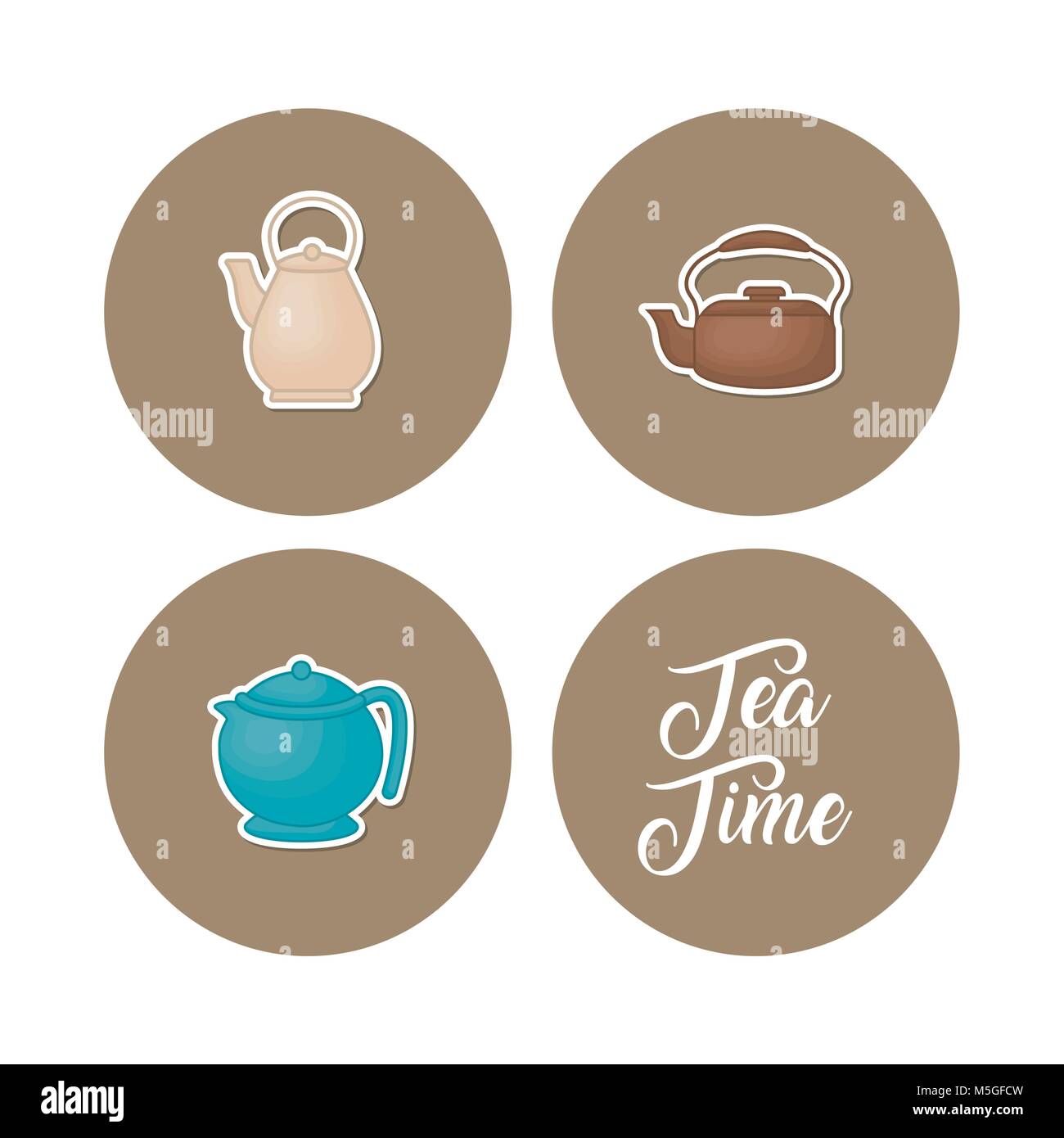 tea icons set Stock Vector Image & Art - Alamy