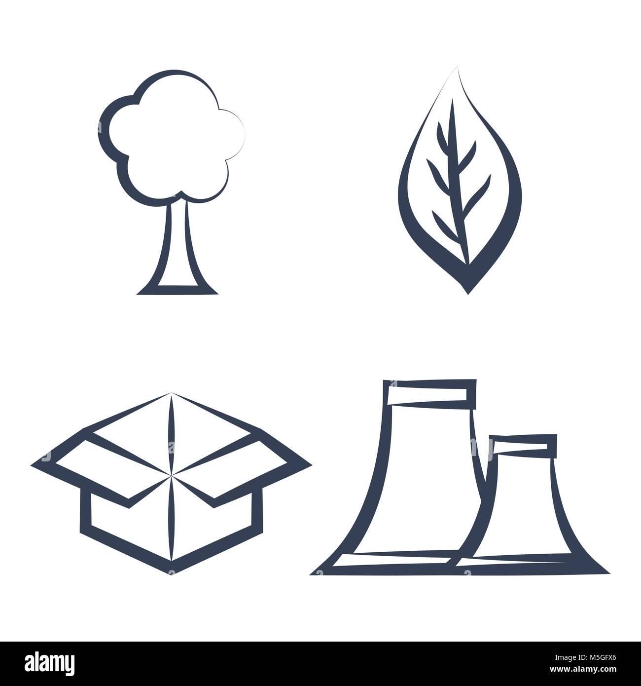 ecology clean renewable energy icons Stock Vector Image & Art - Alamy