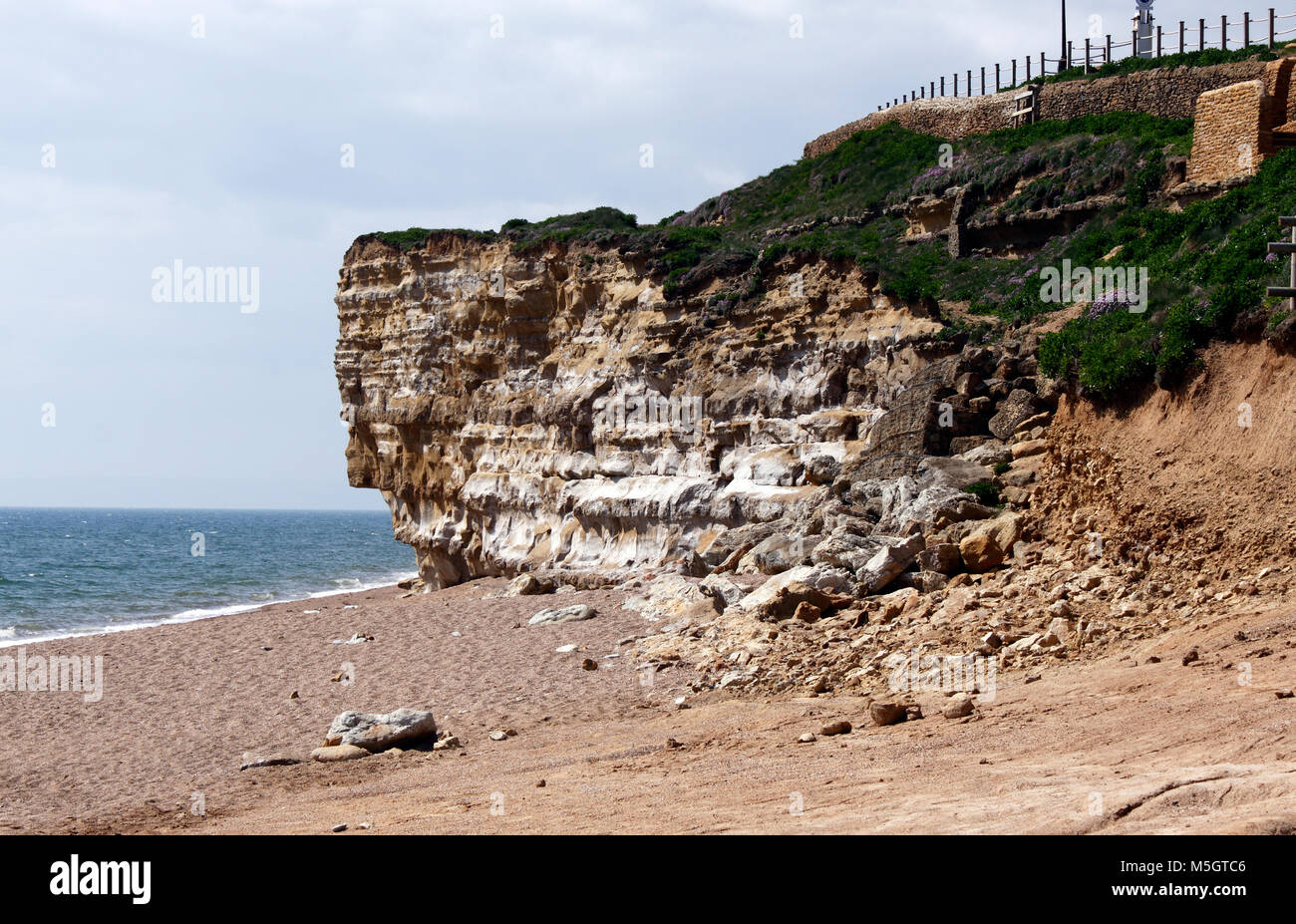 HIVE BEACH BURTON BRADSTOCK DORSET. UK. Stock Photo