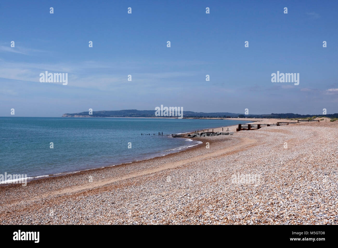 THE BEACH RESERVE OF RYE HARBOUR NATURE RESERVE. EAST SUSSEX UK. Stock Photo
